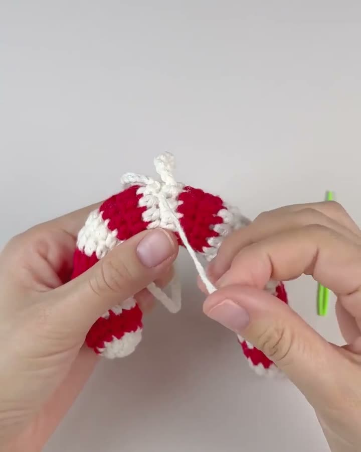 Christmas Candy Cane Car Hanging Ornament